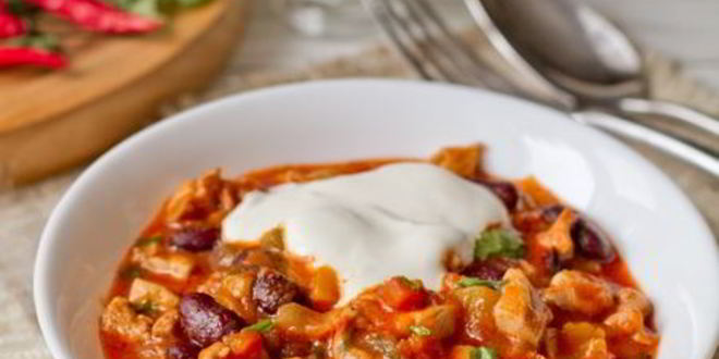 Рецепт острого рагу из курицы с тыквой