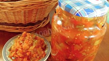 Рецепт Овощного рагу на зиму без уксуса