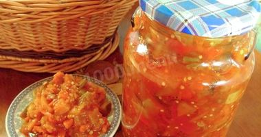 Рецепт Овощного рагу на зиму без уксуса