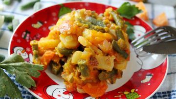 Рецепт Овощного рагу с фасолью стручковой