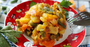 Рецепт Овощного рагу с фасолью стручковой