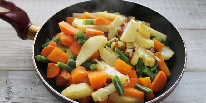 Рецепт овощного рагу с фасолью стручковой