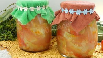 Рецепт Овощного рагу с кабачками на зиму