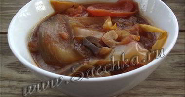 Рецепт Овощного рагу в мультиварке