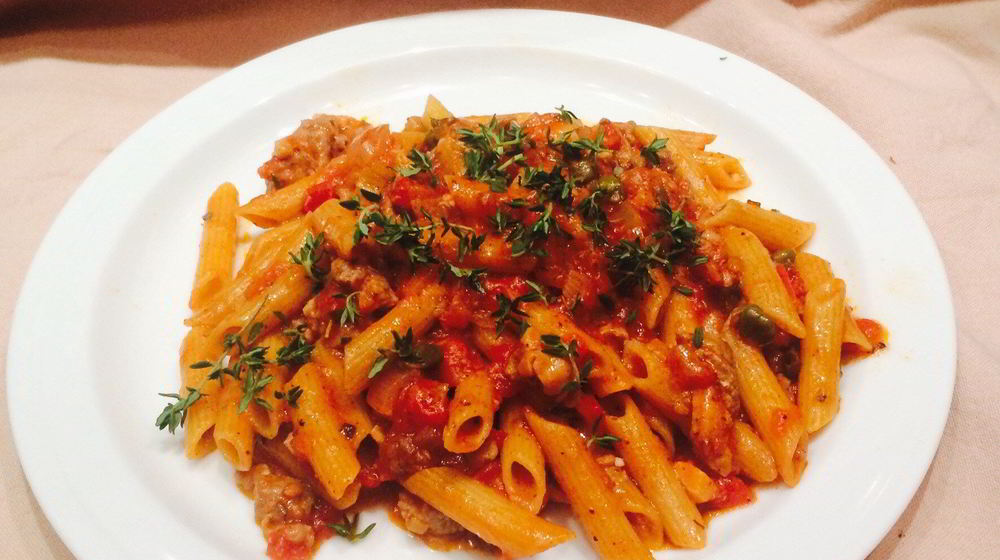 Как приготовить пенне с рагу из утки