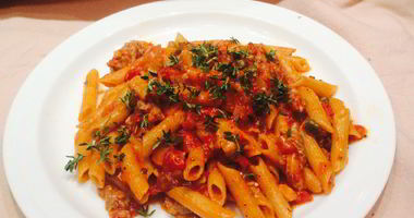 Рецепт Пенне с рагу из утки