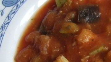 Рецепт Рагу диетического с баклажанами и луком