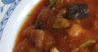 Рецепт Рагу диетического с баклажанами и луком