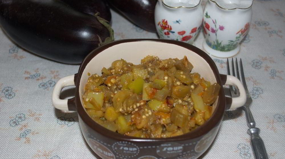 Как приготовить рагу из баклажанов и помидоров