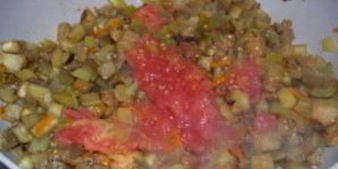 Рецепт рагу из баклажанов и помидоров