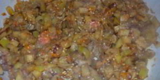 Рецепт рагу из баклажанов и помидоров