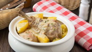 Рецепт Рагу из курицы в сметане