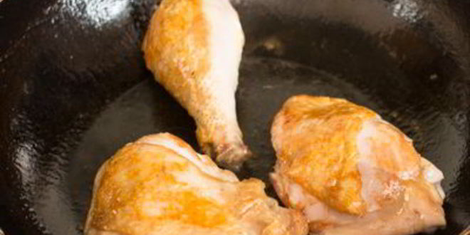 Рецепт рагу из курицы в сметане