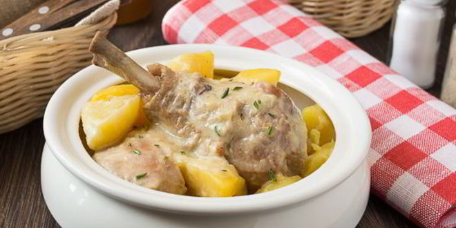 Рецепт рагу из курицы в сметане