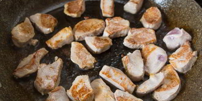 Рецепт рагу из свиной вырезки с фасолью