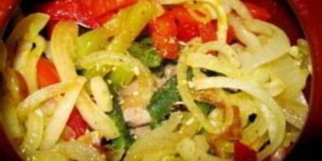 Рецепт рагу с мясом и стручковой фасолью в горшочке