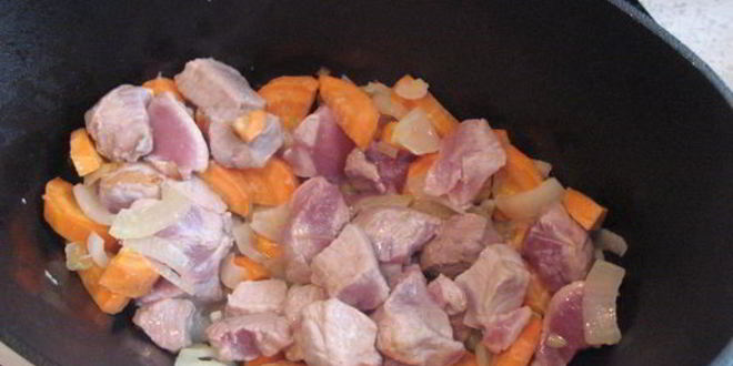 Рецепт рагу с соевыми бобами в чугунке