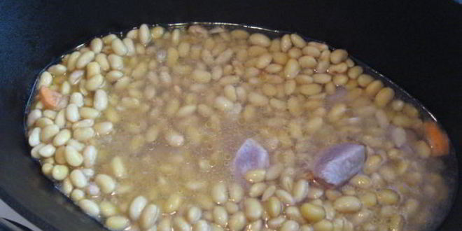 Рецепт рагу с соевыми бобами в чугунке