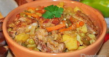 Рецепт Рагу со свиными ребрышками