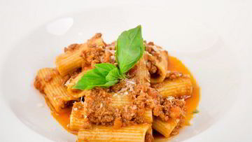 Рецепт Ригатоней с рагу из ягненка