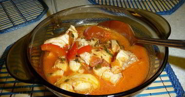 Рецепт Рыбного рагу с тмином