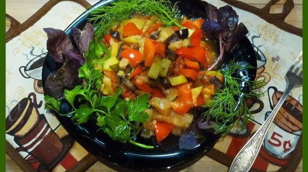 Как приготовить рататуй кабачки баклажаны болгарский перец