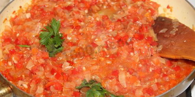 Рецепт рататуя на хрустящей галете