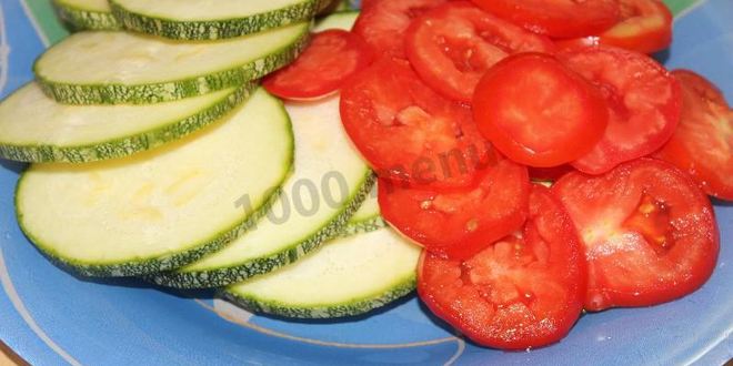 Рецепт рататуя на хрустящей галете