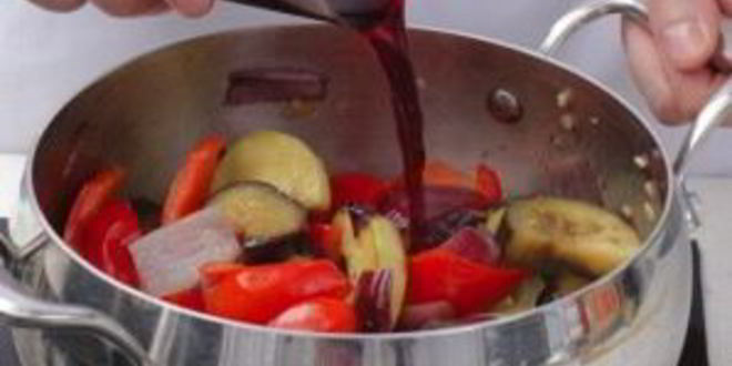 Рецепт рататуя на сковороде