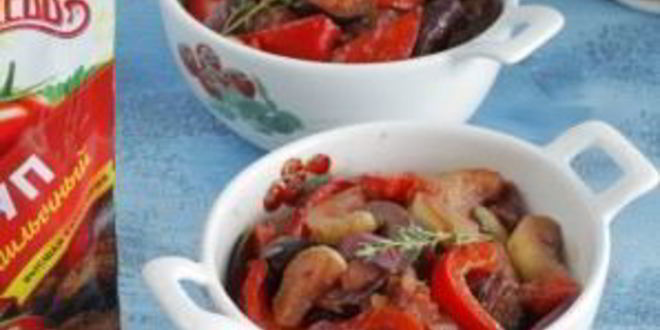 Рецепт рататуя на сковороде