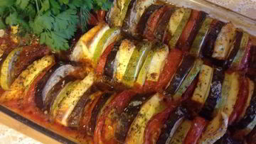 Рецепт Рататуя с адыгейским сыром