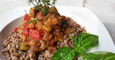 Рецепт Рататуя с гречневой кашей