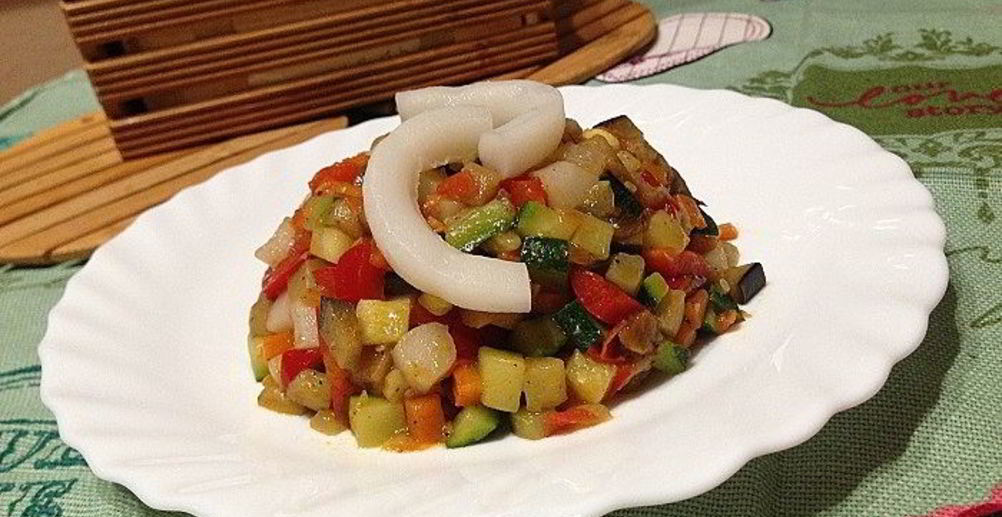 Рецепт корейскую морковку с кальмарами