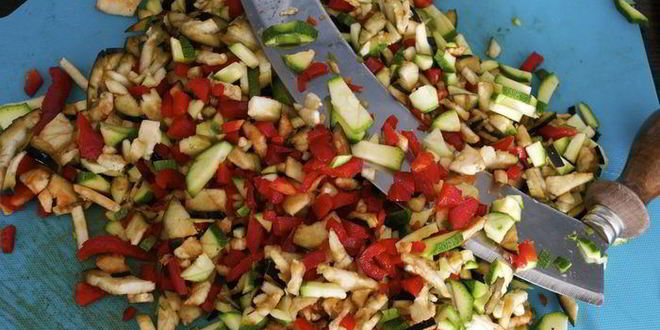 Рецепт рататуя с курицей