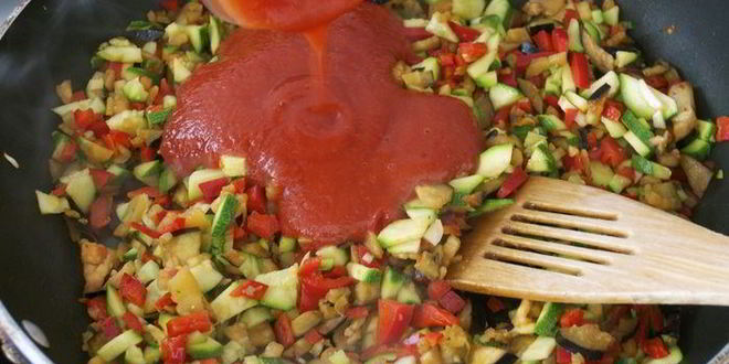 Рецепт рататуя с курицей