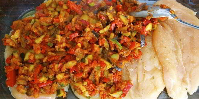 Рецепт рататуя с курицей