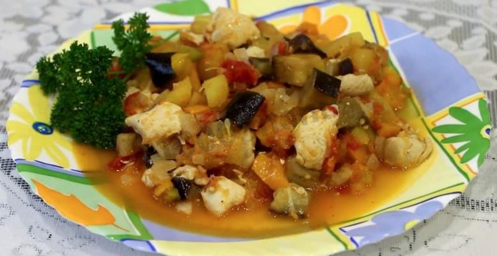 Рецепт рататуй с мясом в духовке