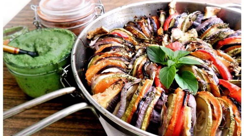 Как приготовить рататуй с сыром тофу