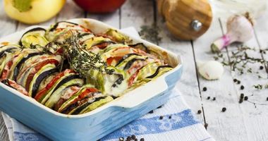 Рецепт Рататуя с сыром в духовке