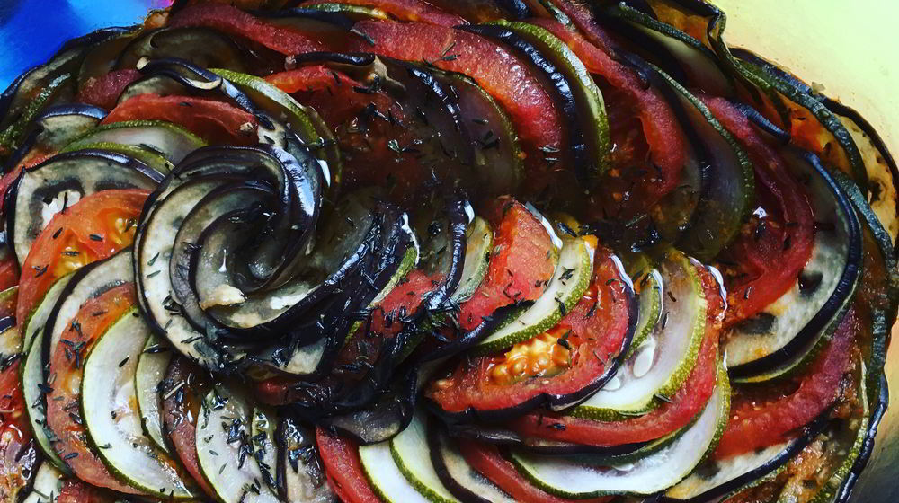 Как приготовить рататуй с тимьяном