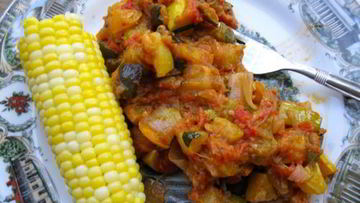 Рецепт Рататуя со свежим базиликом