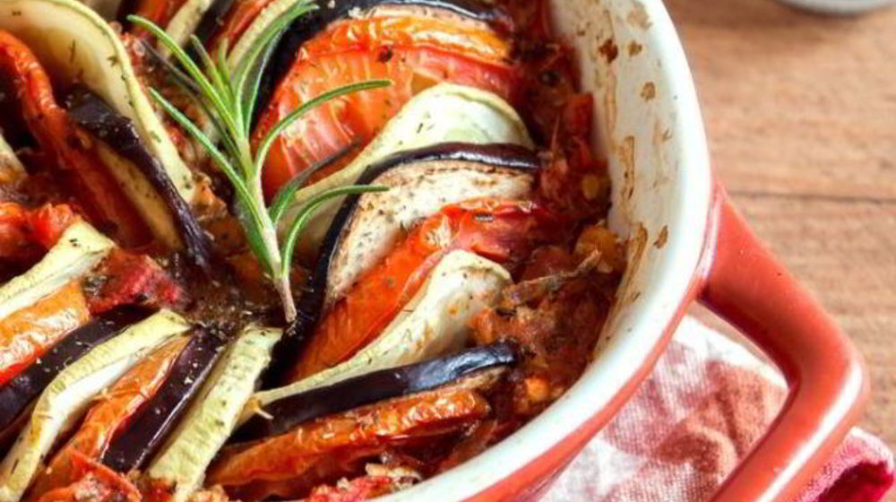 Как приготовить рататуй запеченный в духовке