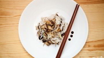 Рецепт Рисовой лапши с грибами