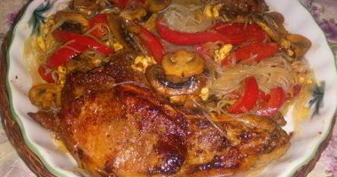 Рецепт Рисовой лапши с мясом и овощами