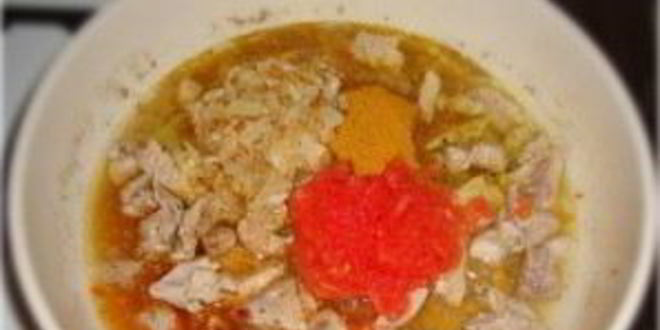 Рецепт рисовой лапши со свининой