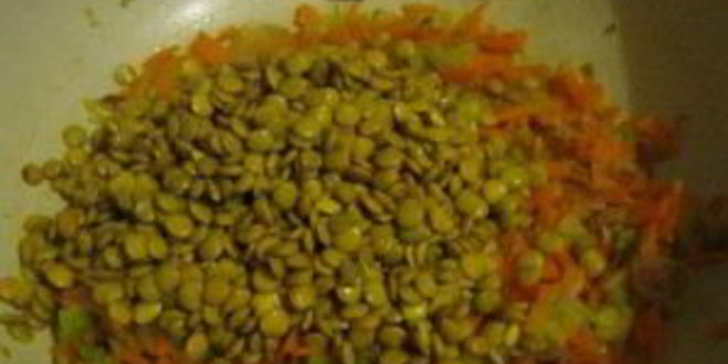 Рецепт ризотто из чечевицы