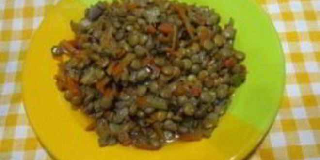 Рецепт ризотто из чечевицы