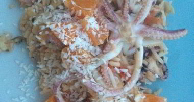Рецепт Ризотто из морепродуктов с кокосом