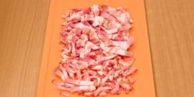 Рецепт ризотто с беконом и болгарским перцем