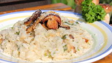 Рецепт Ризотто с белыми грибами и петрушкой